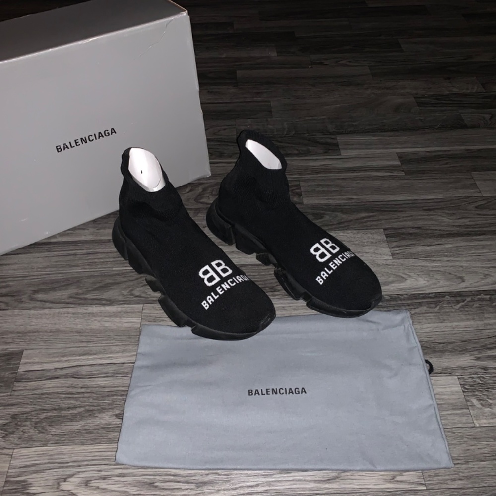 Balenciaga Speed Recycled (Black) - Picture 2 of 3